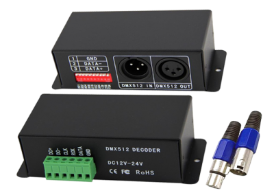 DMX 512 Decoder DMX RGB RGBW Controller 12v-24v